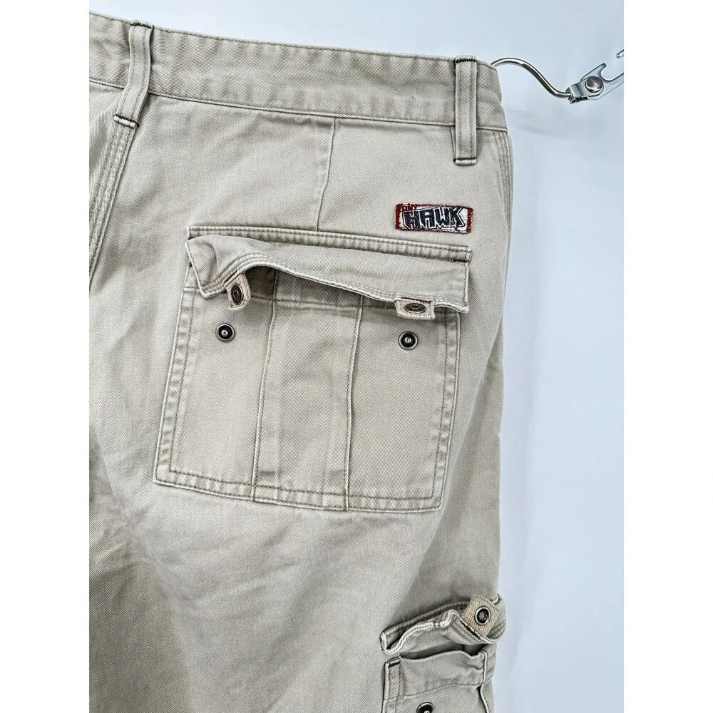 Cargo Pants‎ Y2K Paratrooper Tan Vtg Mens 32